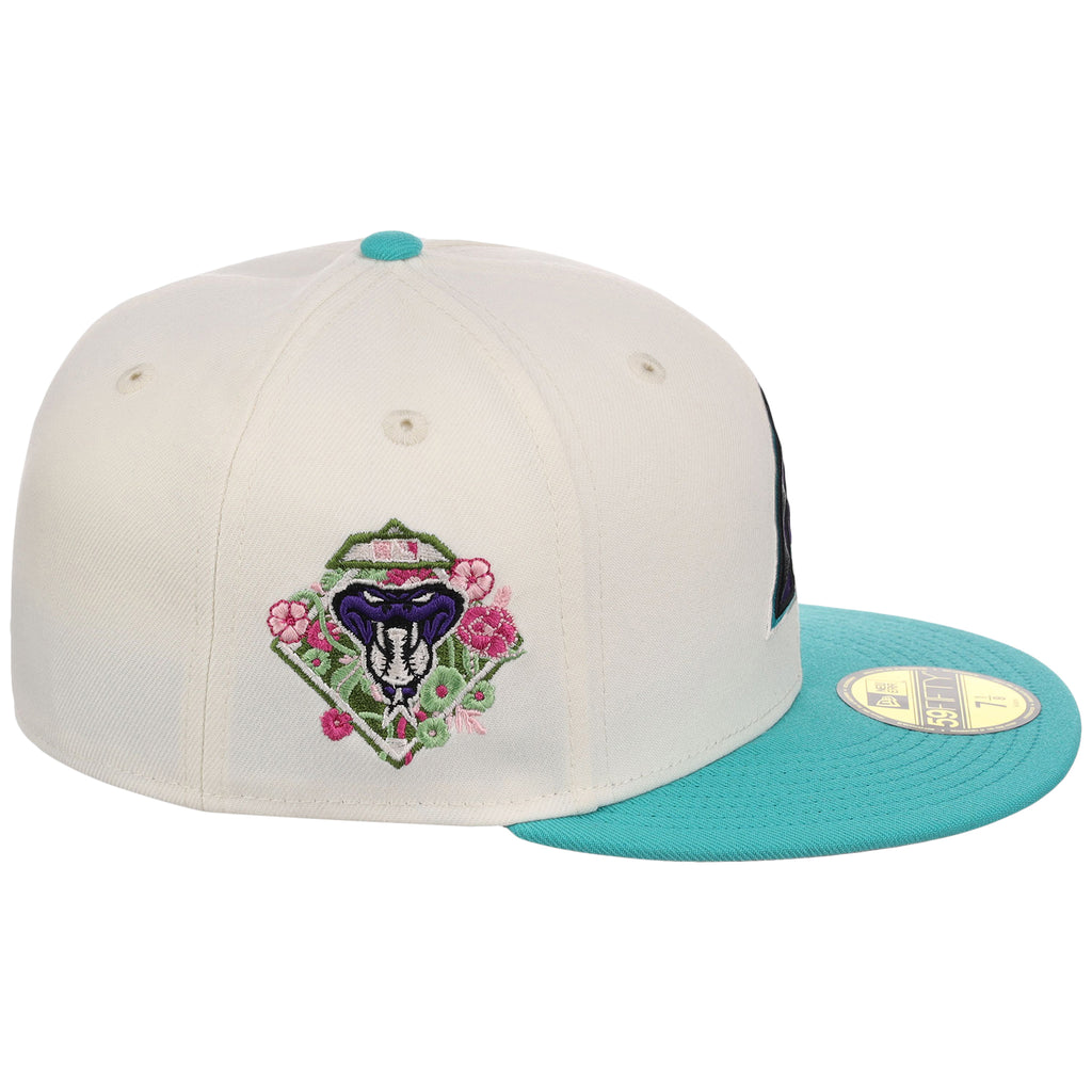Arizona Diamondbacks Phoenix Crown the City New Era 59FIFTY (Chrome/Teal)