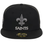 New Orleans Saints NFL Liquid Titanium New Era 59FIFTY