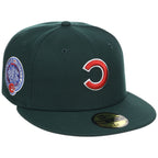 Chicago Cubs MLB Flipmode 2.0 New Era 59FIFTY (Dark Green/Dark Green/Gray)