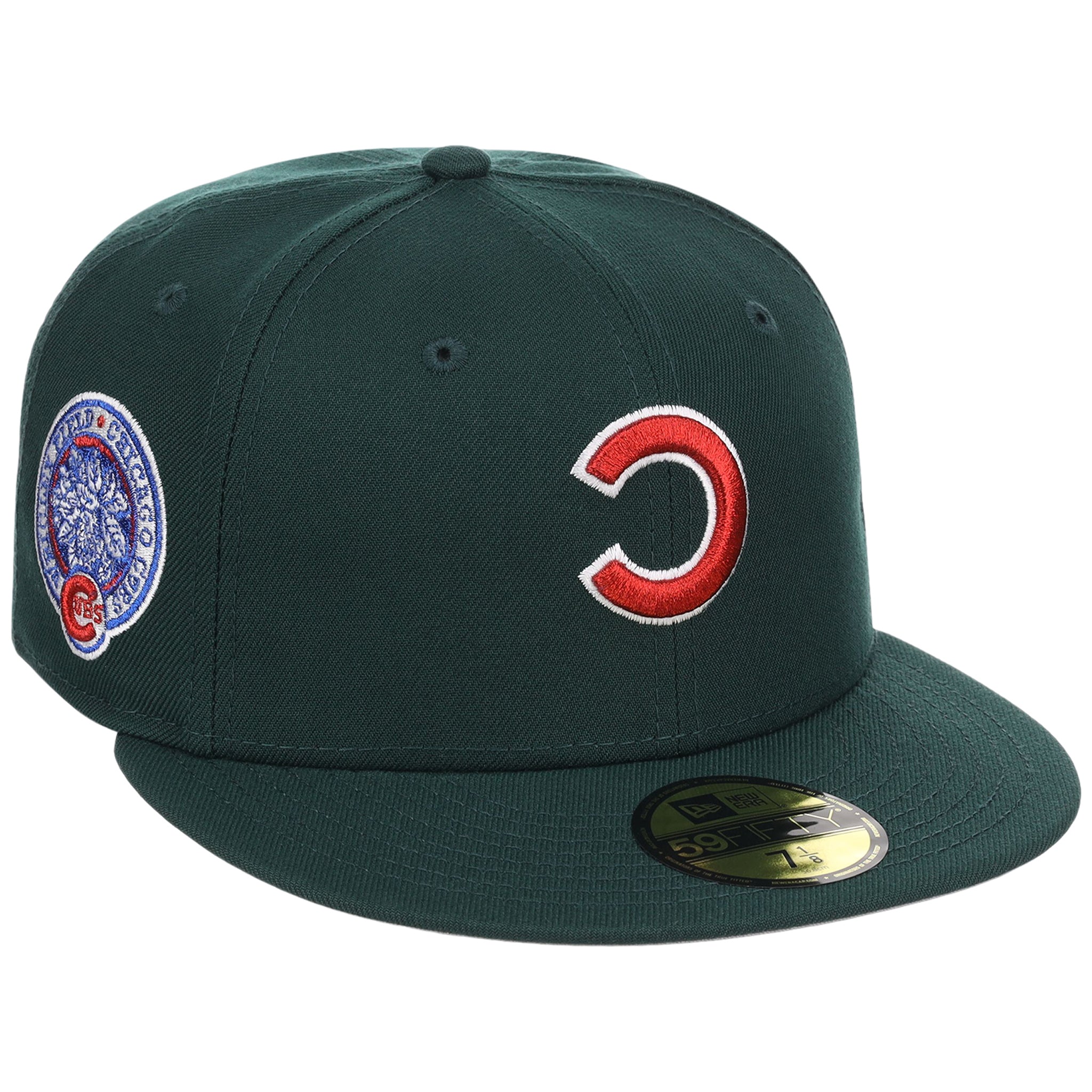 Chicago Cubs MLB Flipmode 2.0 New Era 59FIFTY (Dark Green/Dark Green/Gray)