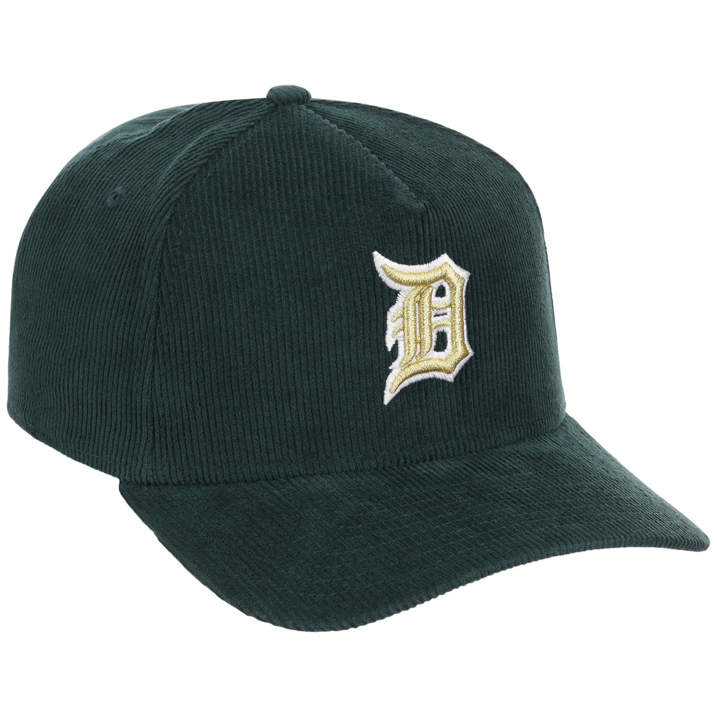 Detroit Tigers MLB Dark Green Cord FASHION CORE New Era 9FORTY A-Frame