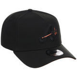 Atlanta Braves MLB Black x Rust FASHION CORE New Era 9FORTY A-Frame