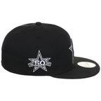 Dallas Cowboys NFL Black Dome New Era 59FIFTY