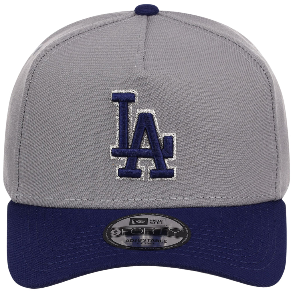 Los Angeles Dodgers MLB Gray OTC FASHION CORE New Era 9FORTY A-Frame