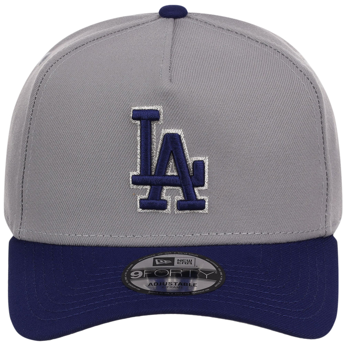 Los Angeles Dodgers MLB Gray OTC FASHION CORE New Era 9FORTY A-Frame
