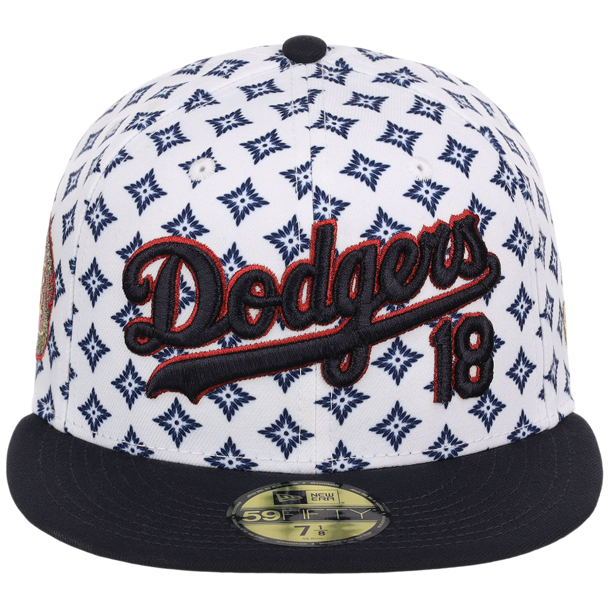 Los Angeles Dodgers Pacific Canvas New Era 59FIFTY (Multi/Dark Royal)