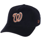 Washington Nationals MLB Navy Cord FASHION CORE New Era 9FORTY A-Frame