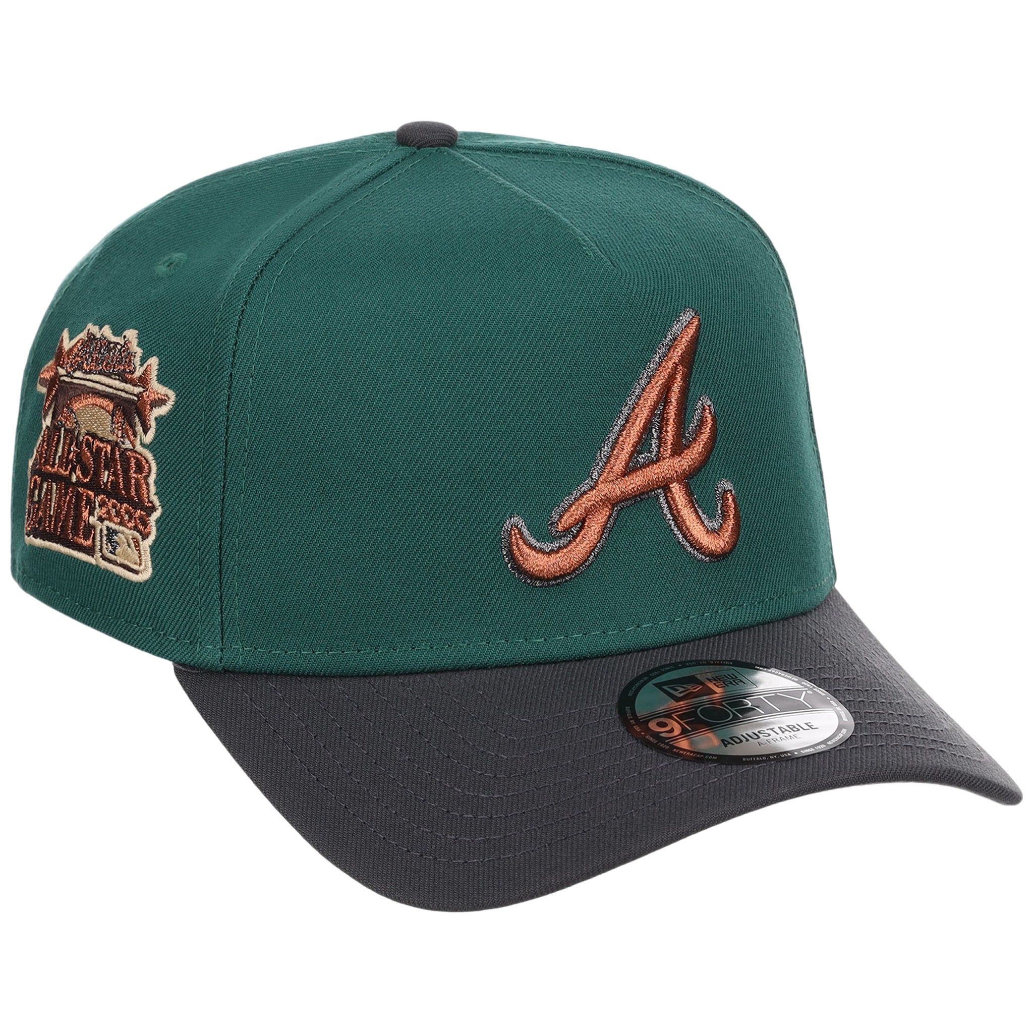 Atlanta Braves MLB Emerald Graphite New Era 9FORTY