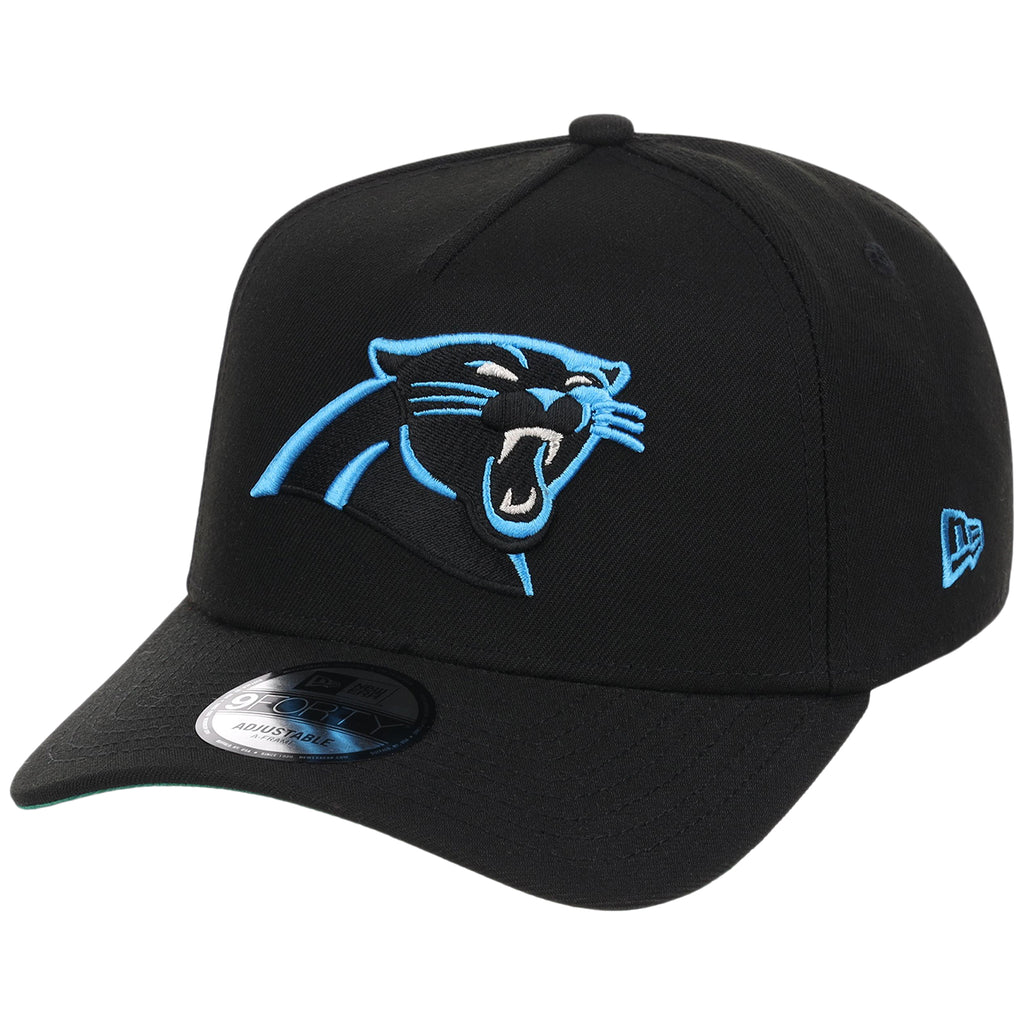 Carolina Panthers NFL Black Dome New Era 9FORTY A-Frame