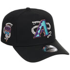 Arizona Diamondbacks Phoenix Crown the City New Era 9FORTY A-Frame (Black/Black)