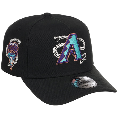 Arizona Diamondbacks Phoenix Crown the City New Era 9FORTY A-Frame (Black/Black)