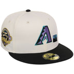 Arizona Diamondbacks Phoenix Crown the City New Era 59FIFTY (Chrome/Black)