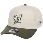 Milwaukee Brewers MLB Chrome Olive New Era 9FORTY