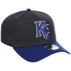 Kansas City Royals MLB Graphite x Royal FASHION CORE New Era 9FORTY A-Frame