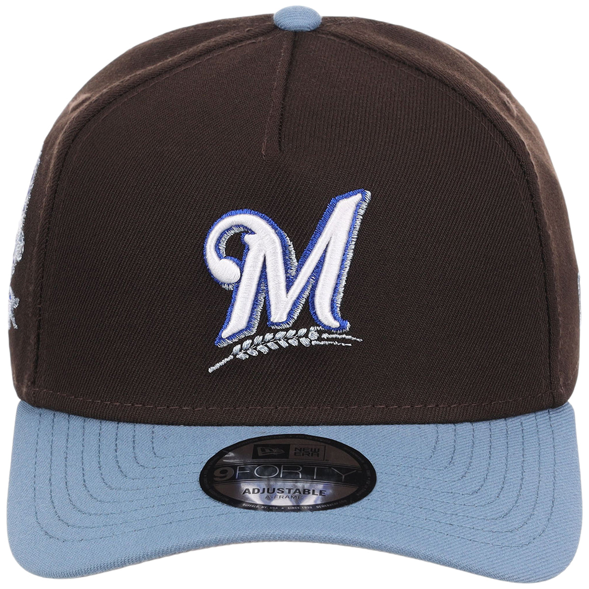 Milwaukee Brewers MLB Driftwood Fade New Era 9FORTY A-Frame