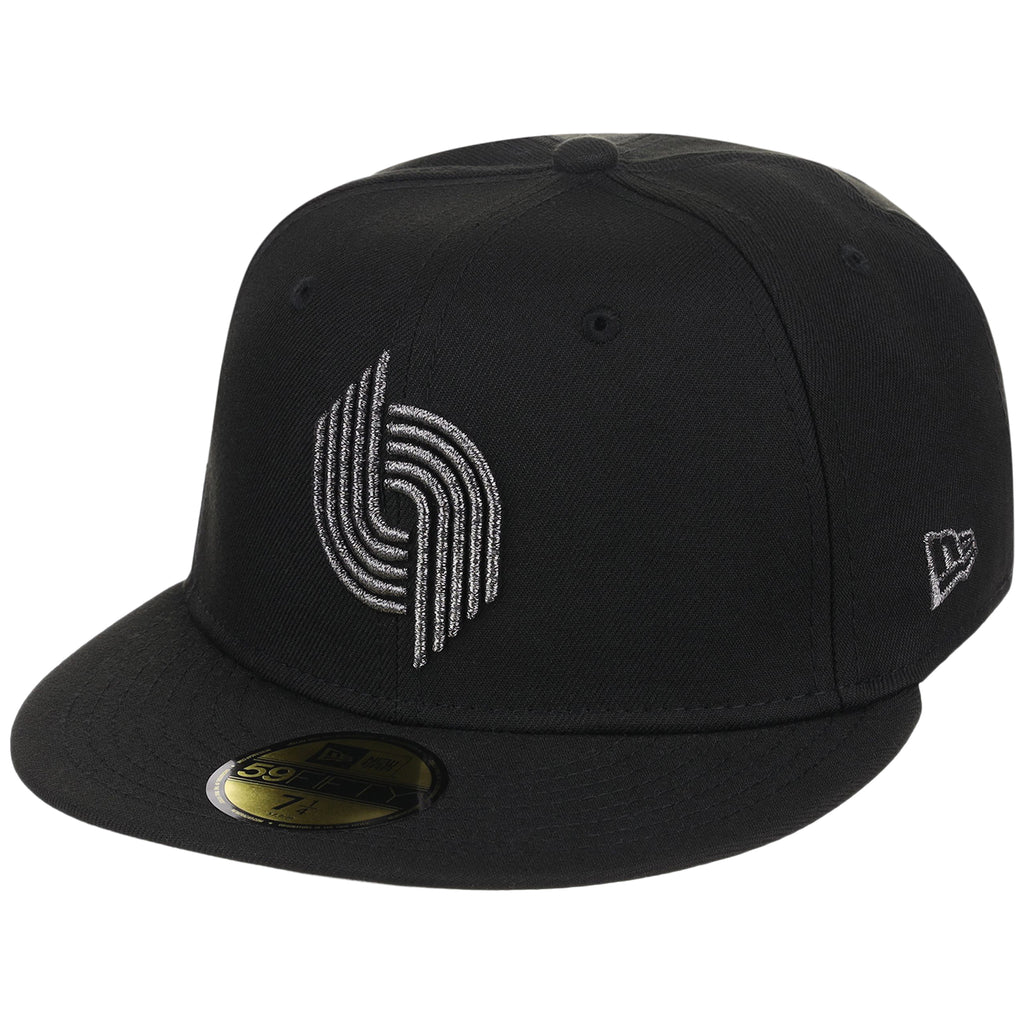 Portland Trail Blazers NBA Liquid Titanium New Era 59FIFTY