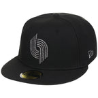 Portland Trail Blazers NBA Liquid Titanium New Era 59FIFTY