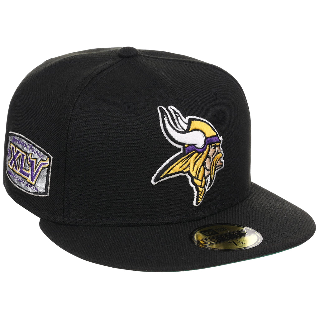 Minnesota Vikings NFL Black Dome New Era 59FIFTY