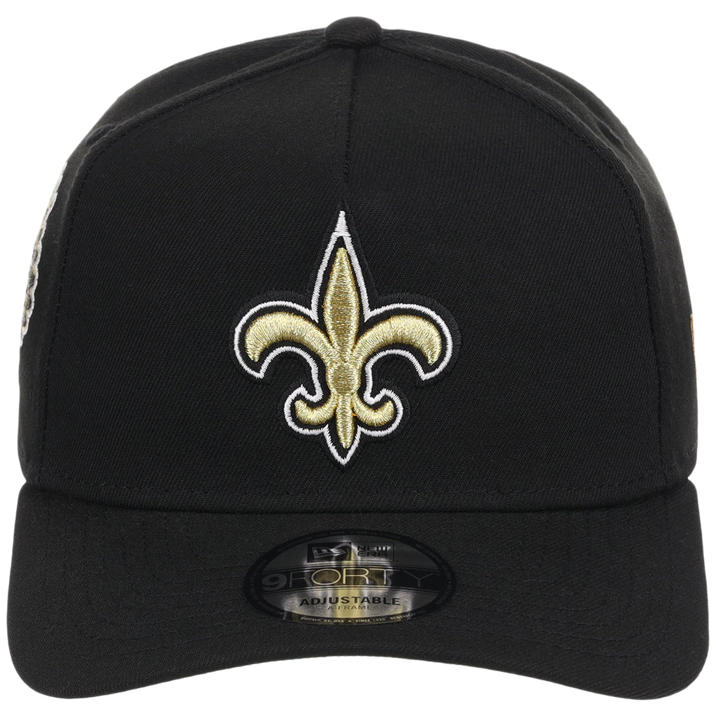 New Orleans Saints NFL Black Dome New Era 9FORTY A-Frame