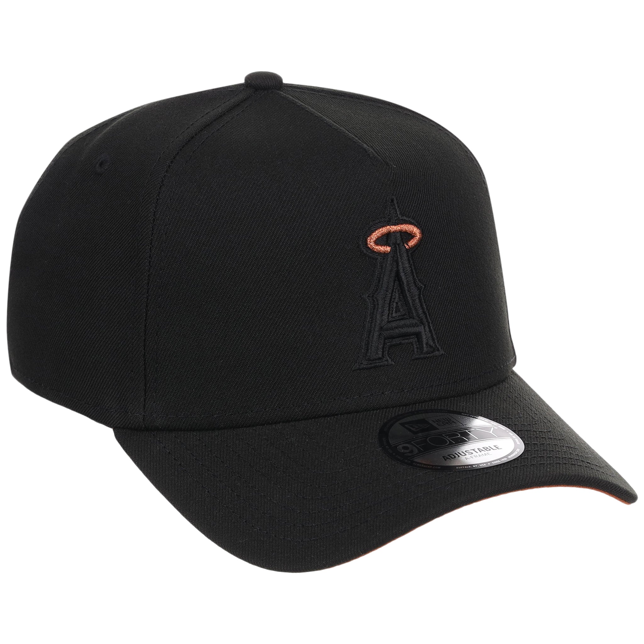 Anaheim Angels MLB Black x Rust FASHION CORE New Era 9FORTY A-Frame