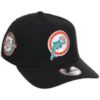 Miami Dolphins NFL Black Dome New Era 9FORTY A-Frame