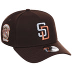 San Diego Padres MLB Frosted Bark New Era 9FORTY A-Frame