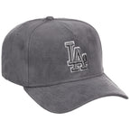 Los Angeles Dodgers MLB Gray x Suede FASHION CORE New Era 9FORTY A-Frame