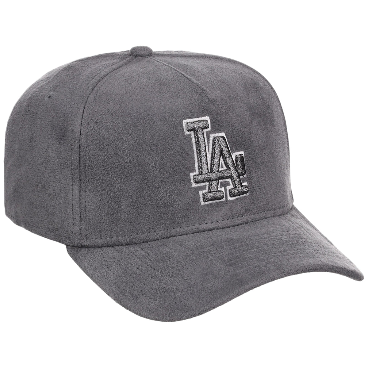 Los Angeles Dodgers MLB Gray x Suede FASHION CORE New Era 9FORTY A-Frame