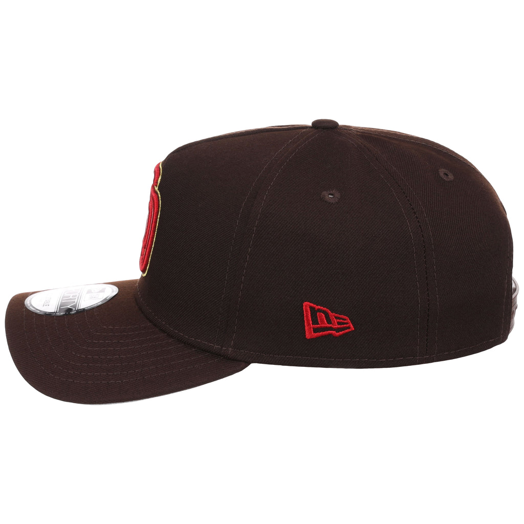 San Diego Padres MLB Burnt Wood FASHION CORE New Era 9FORTY A-Frame