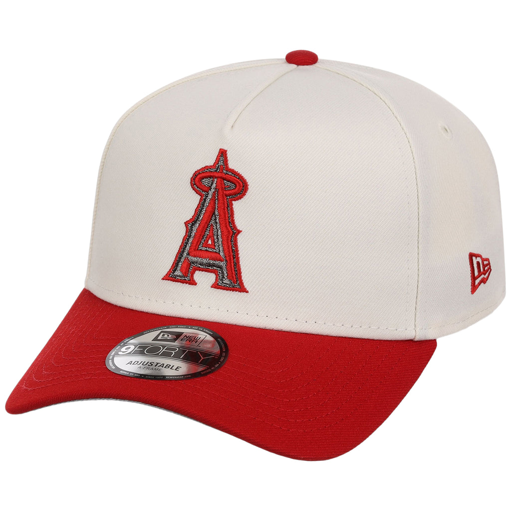 Anaheim Angels MLB Chrome x Red FASHION CORE New Era 9FORTY A-Frame
