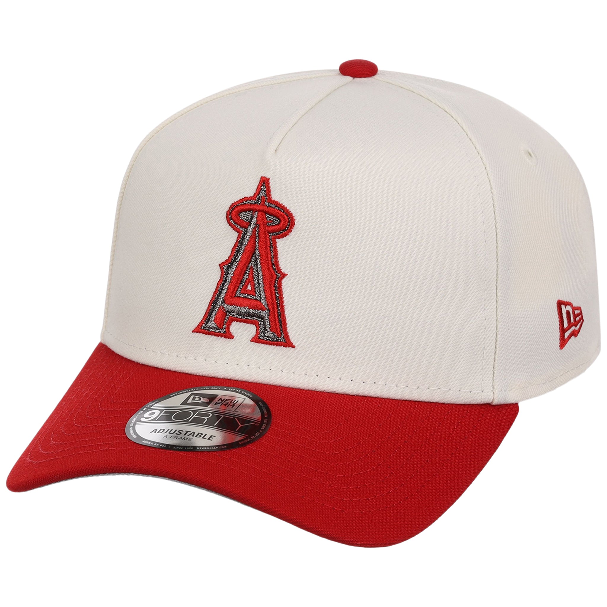 Anaheim Angels MLB Chrome x Red FASHION CORE New Era 9FORTY A-Frame