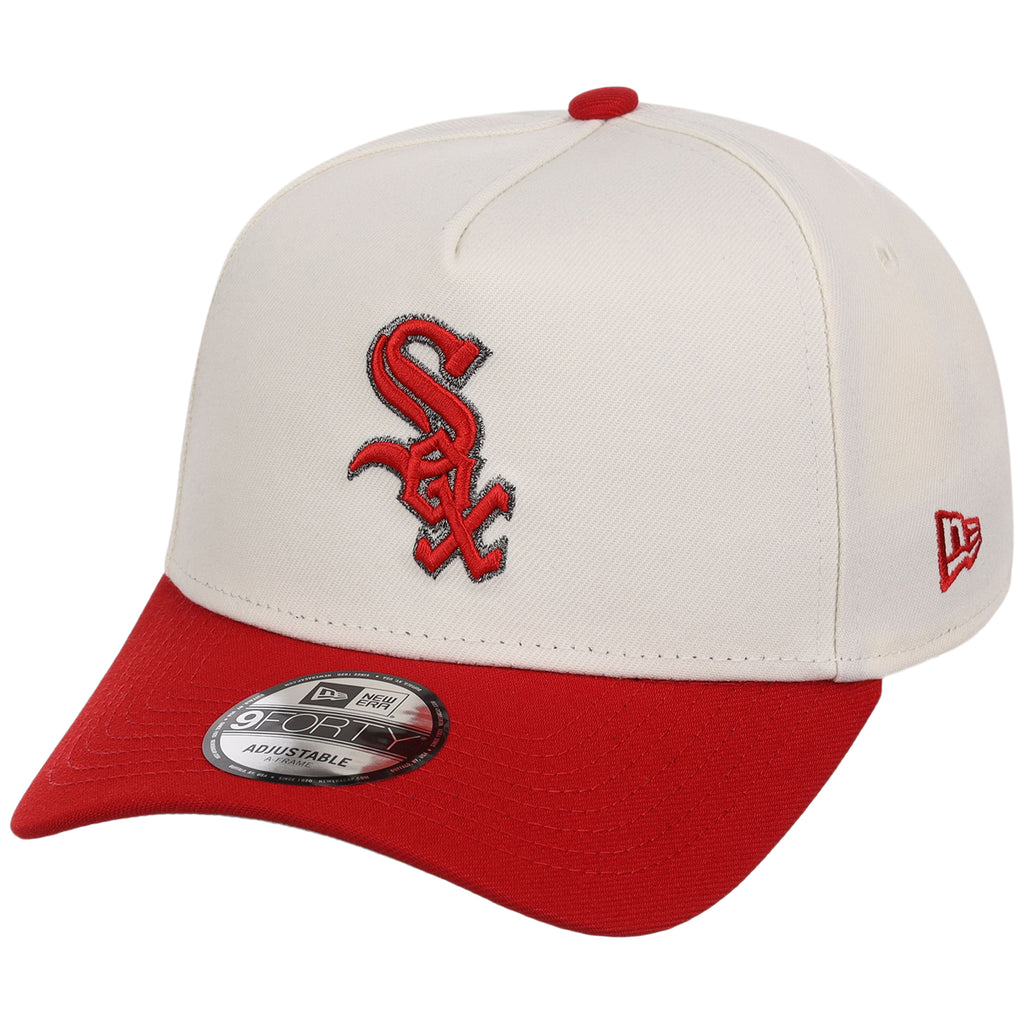 Chicago White Sox MLB Chrome x Red FASHION CORE New Era 9FORTY A-Frame
