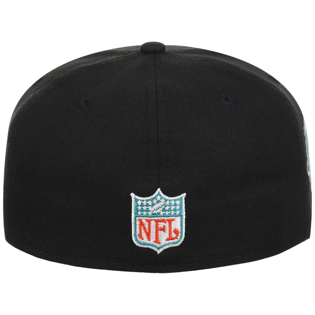 Miami Dolphins NFL Black Dome New Era 59FIFTY
