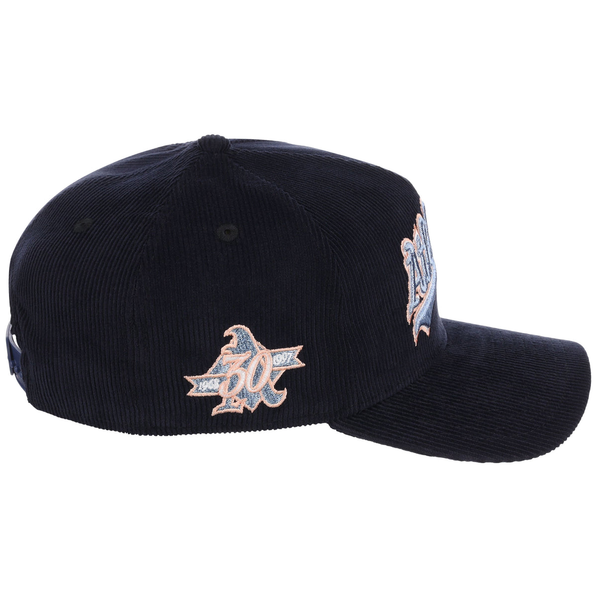Oakland Athletics MLB Peach Ice Navy Cord New Era 9FORTY A-Frame – 3