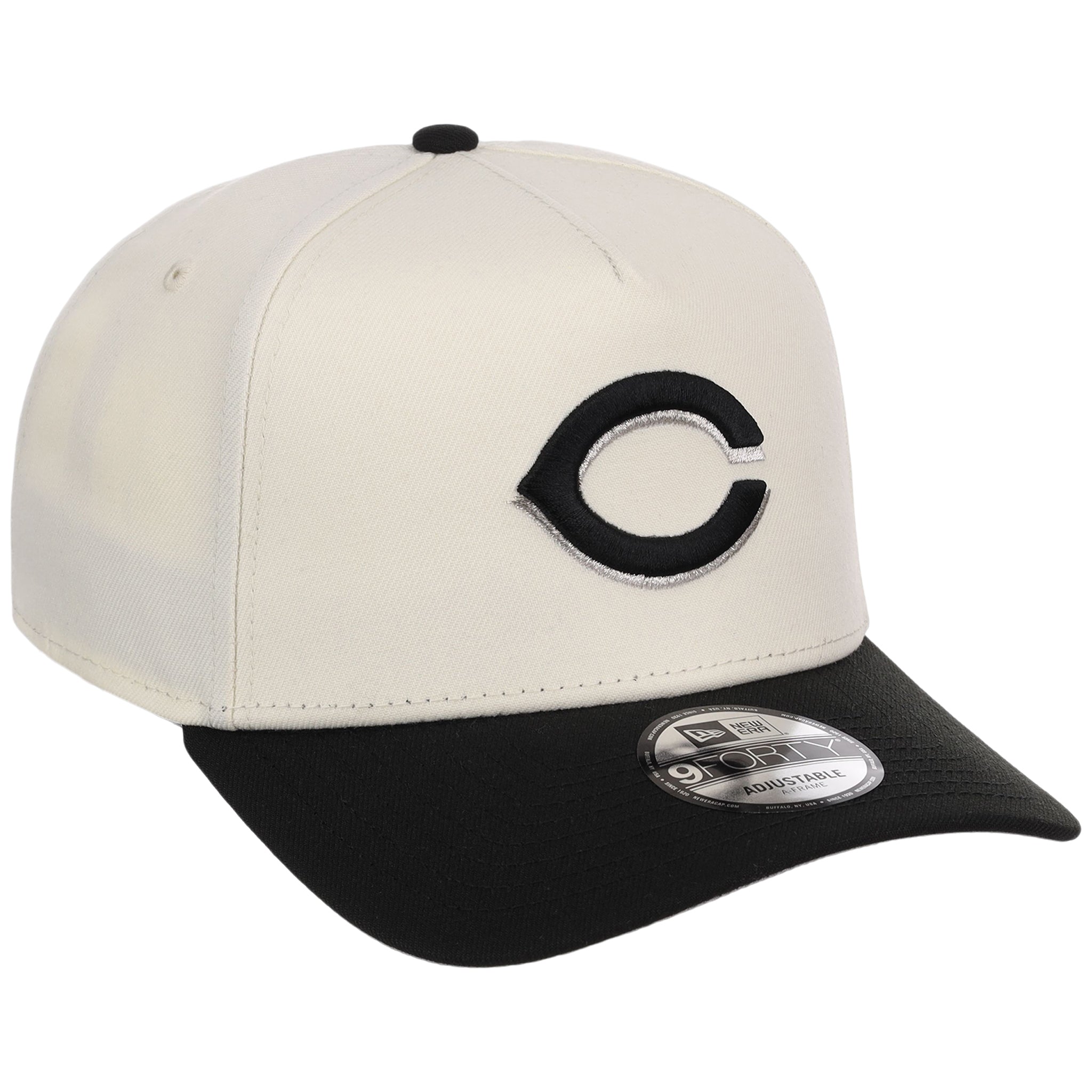 Cincinnati Reds MLB Chrome x Black FASHION CORE New Era 9FORTY A-Frame