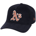 Oakland Athletics MLB Navy Cord FASHION CORE New Era 9FORTY A-Frame
