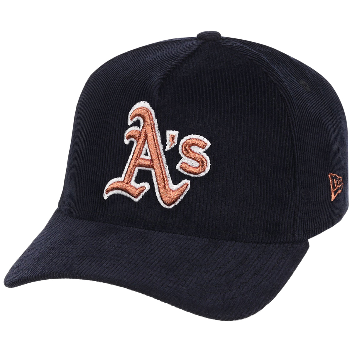 Oakland Athletics MLB Navy Cord FASHION CORE New Era 9FORTY A-Frame