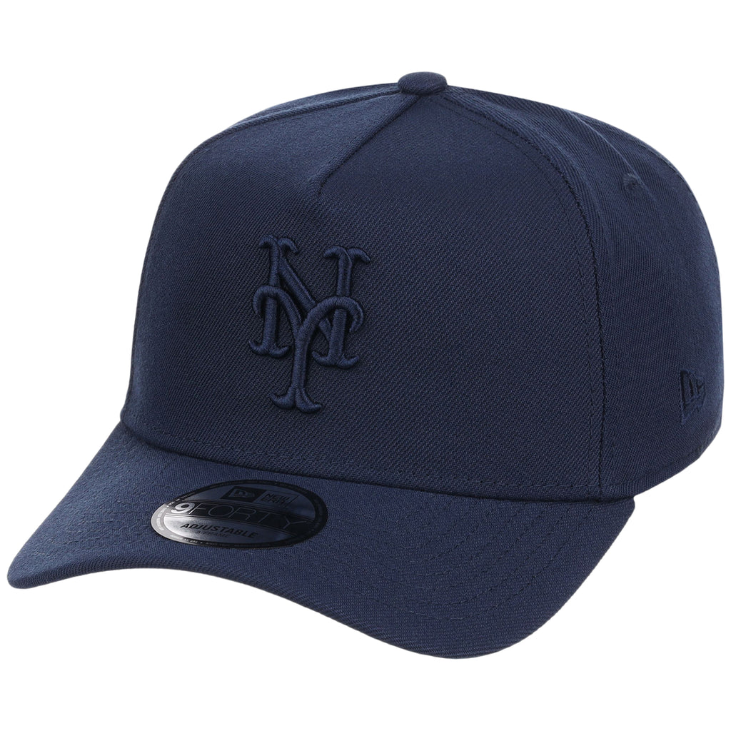 New York Mets MLB Navy FASHION CORE New Era 9FORTY A-Frame