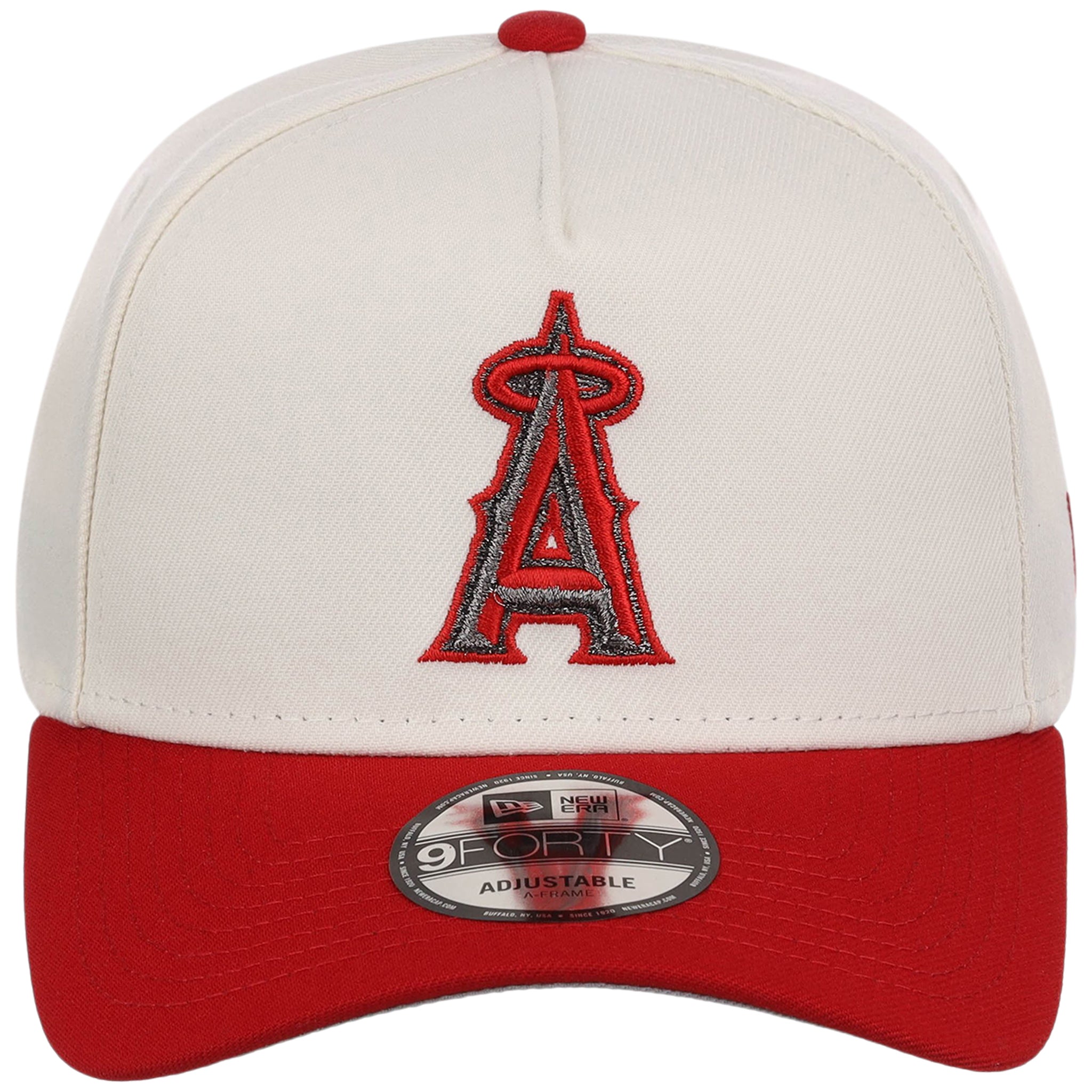 Anaheim Angels MLB Chrome x Red FASHION CORE New Era 9FORTY A-Frame