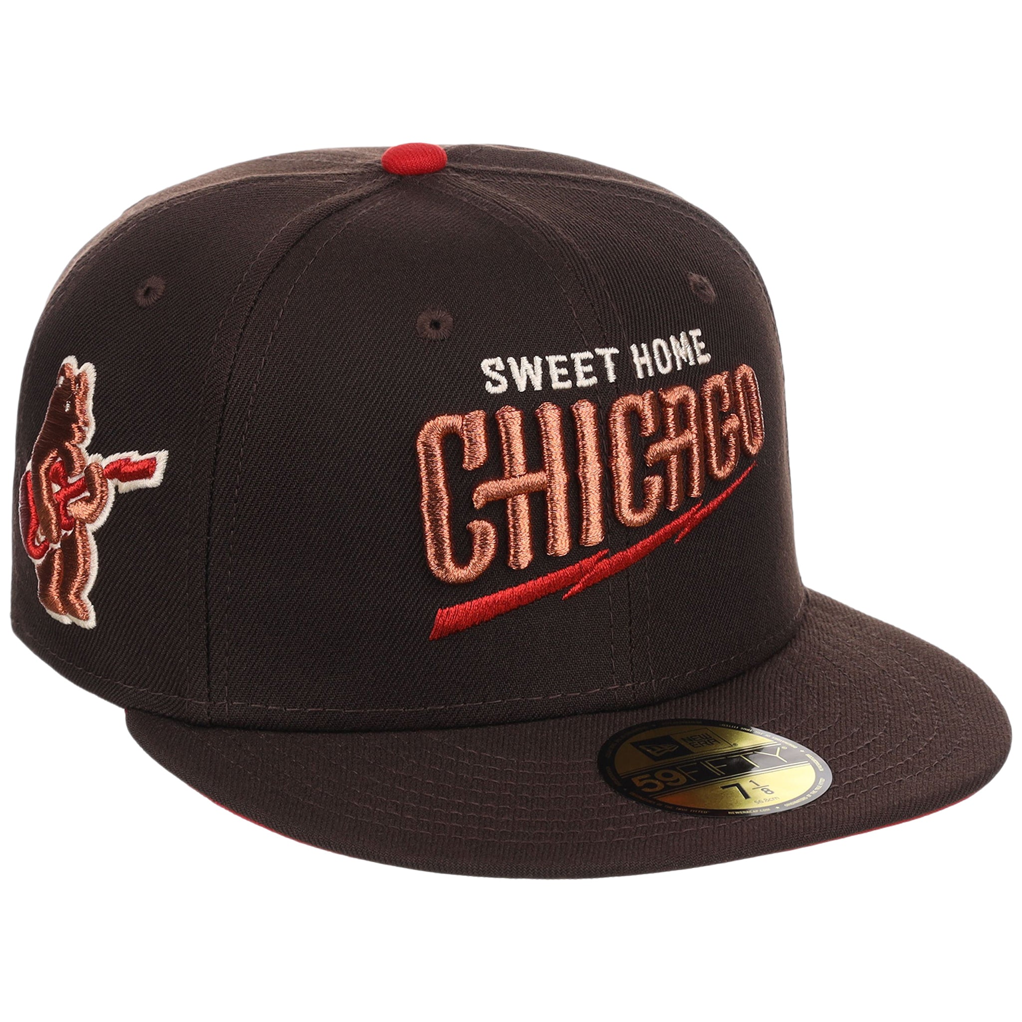 Chicago Cubs Northside Chicago Crown the City New Era 59FIFTY (Brown/Brown)