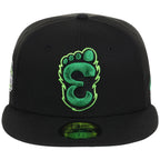 Eugene Emeralds MiLB Black Dome New Era 59FIFTY
