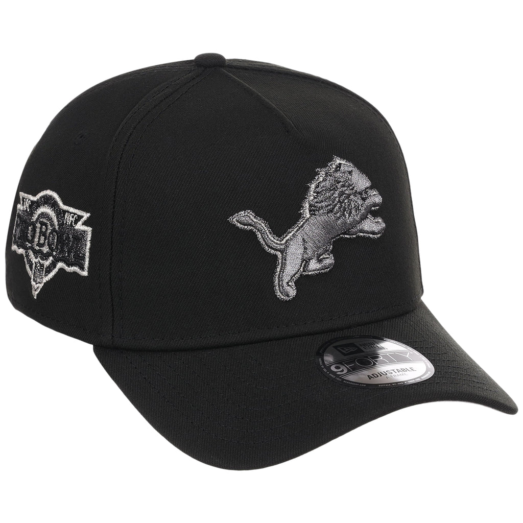 Detroit Lions NFL Liquid Titanium New Era 9FORTY