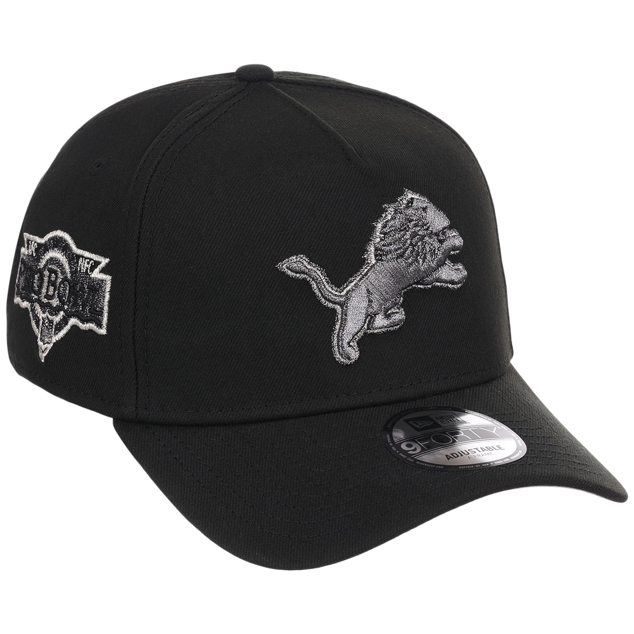 Detroit Lions NFL Liquid Titanium New Era 9FORTY