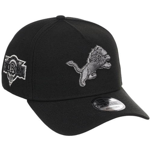 Detroit Lions NFL Liquid Titanium New Era 9FORTY