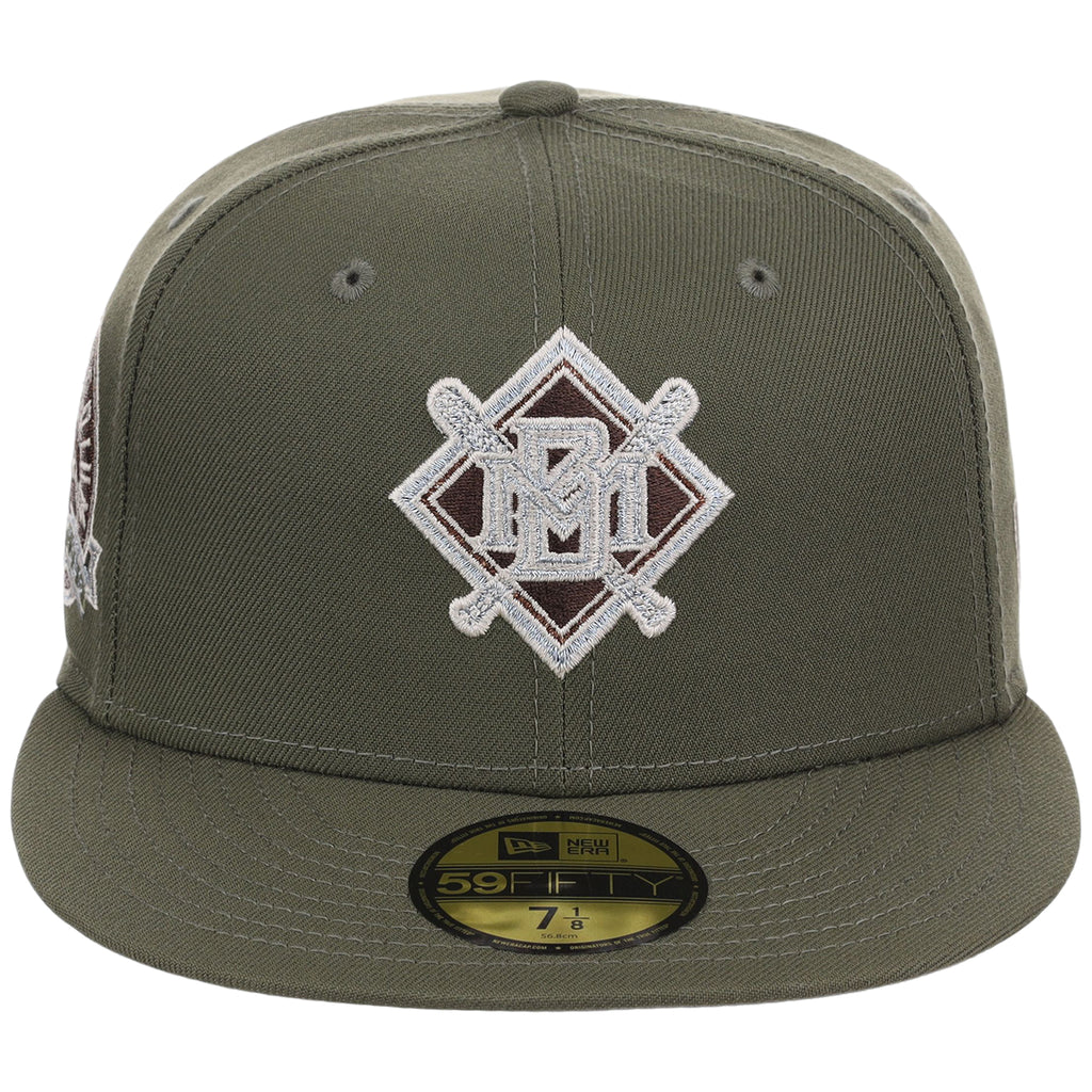 Milwaukee Brewers MLB Olive Alloy New Era 59FIFTY