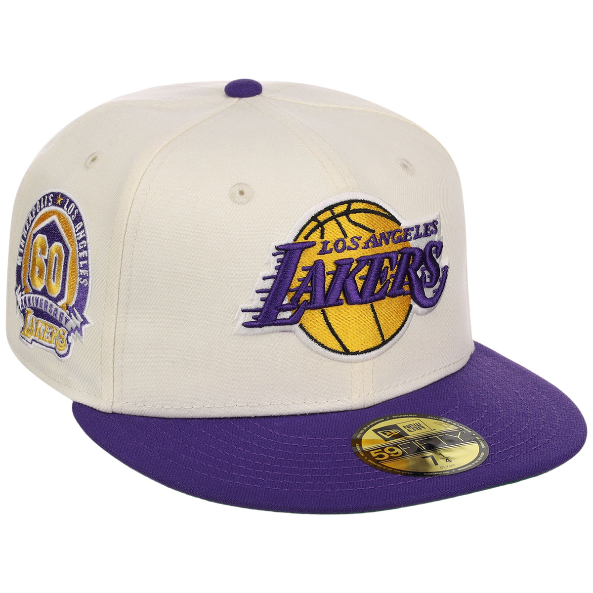 Los Angeles Lakers NBA Chrome OTC New Era 59FIFTY (Chrome/Purple)