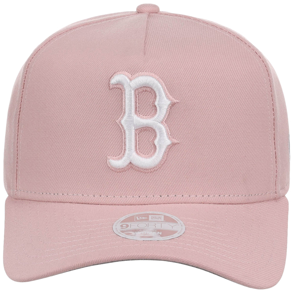 Boston Red Sox Women's New Era 9FORTY Pink A-Frame