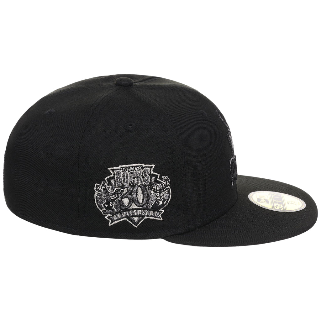 Milwaukee Bucks NBA Liquid Titanium New Era 59FIFTY
