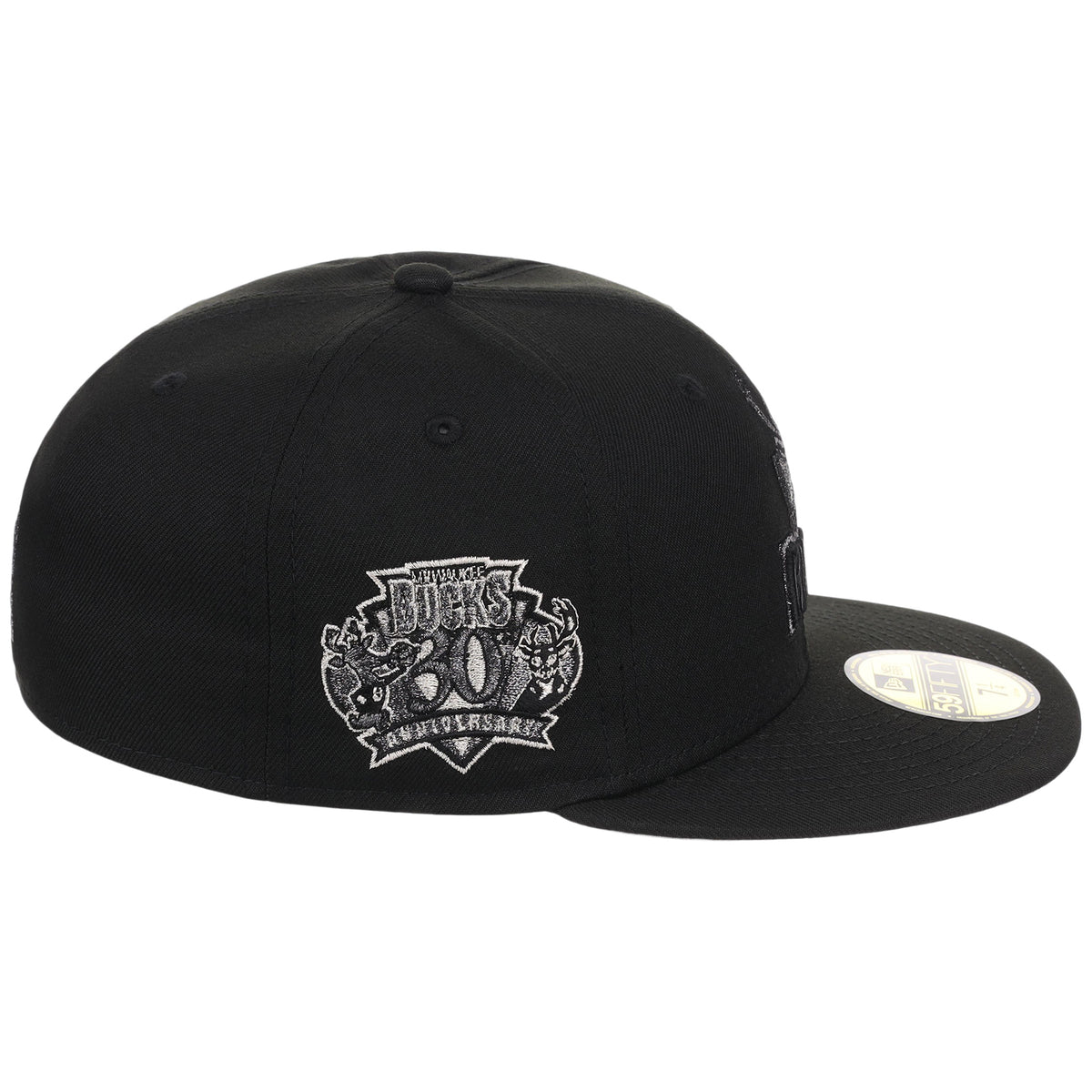 Milwaukee Bucks NBA Liquid Titanium New Era 59FIFTY