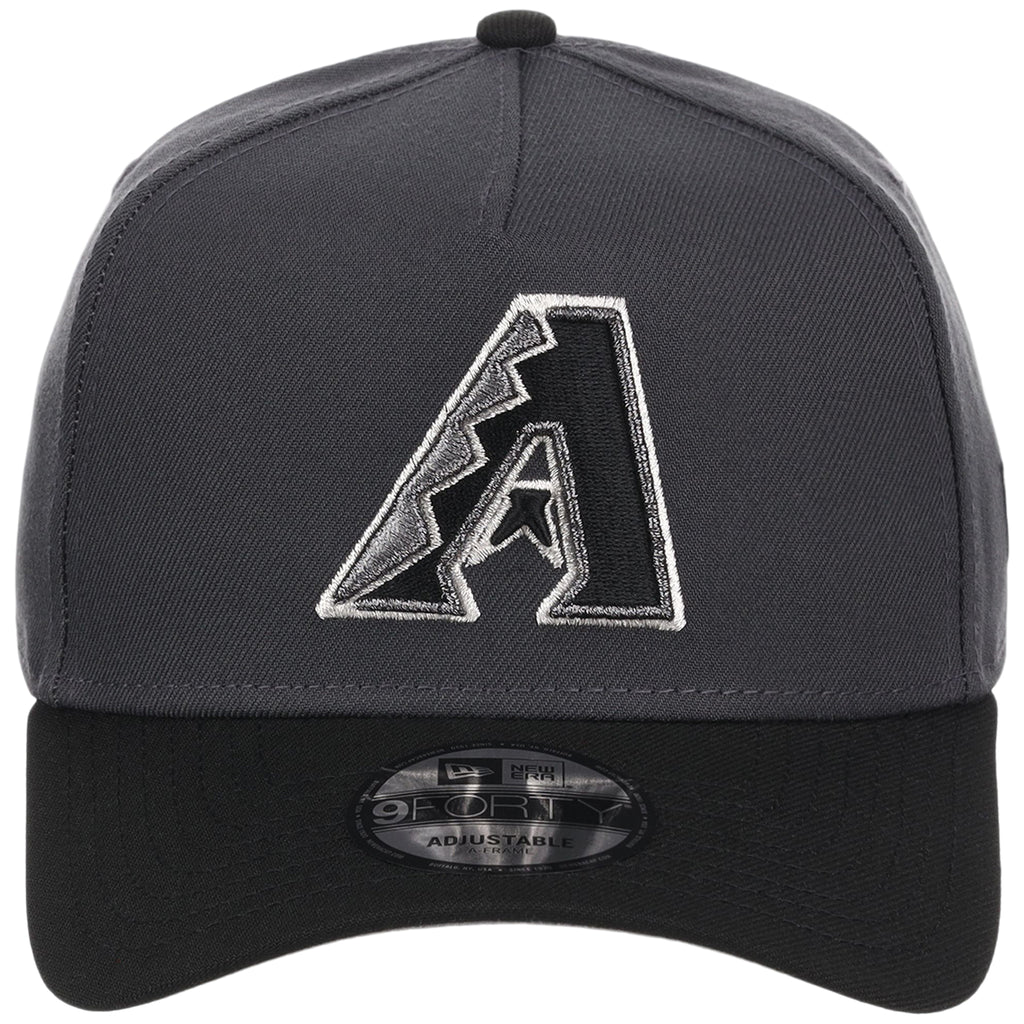 Arizona Diamondbacks MLB Graphite x Black FASHION CORE New Era 9FORTY A-Frame